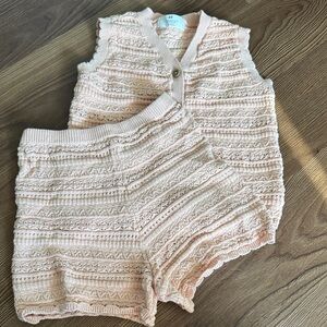 H&M Kids Matching Set in Light Pink